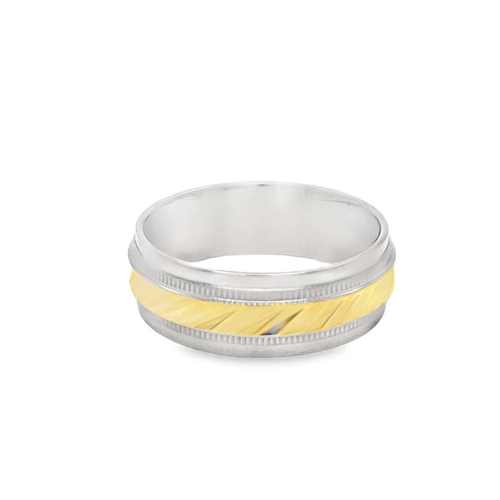 Precious Metal (No Stones) Fashion Rings - Men'