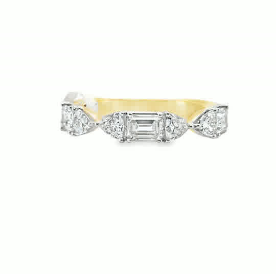 Lab Diamond Wedding Band