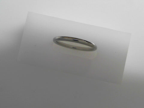 Precious Metal (No Stones) Wedding Bands  -  Men'