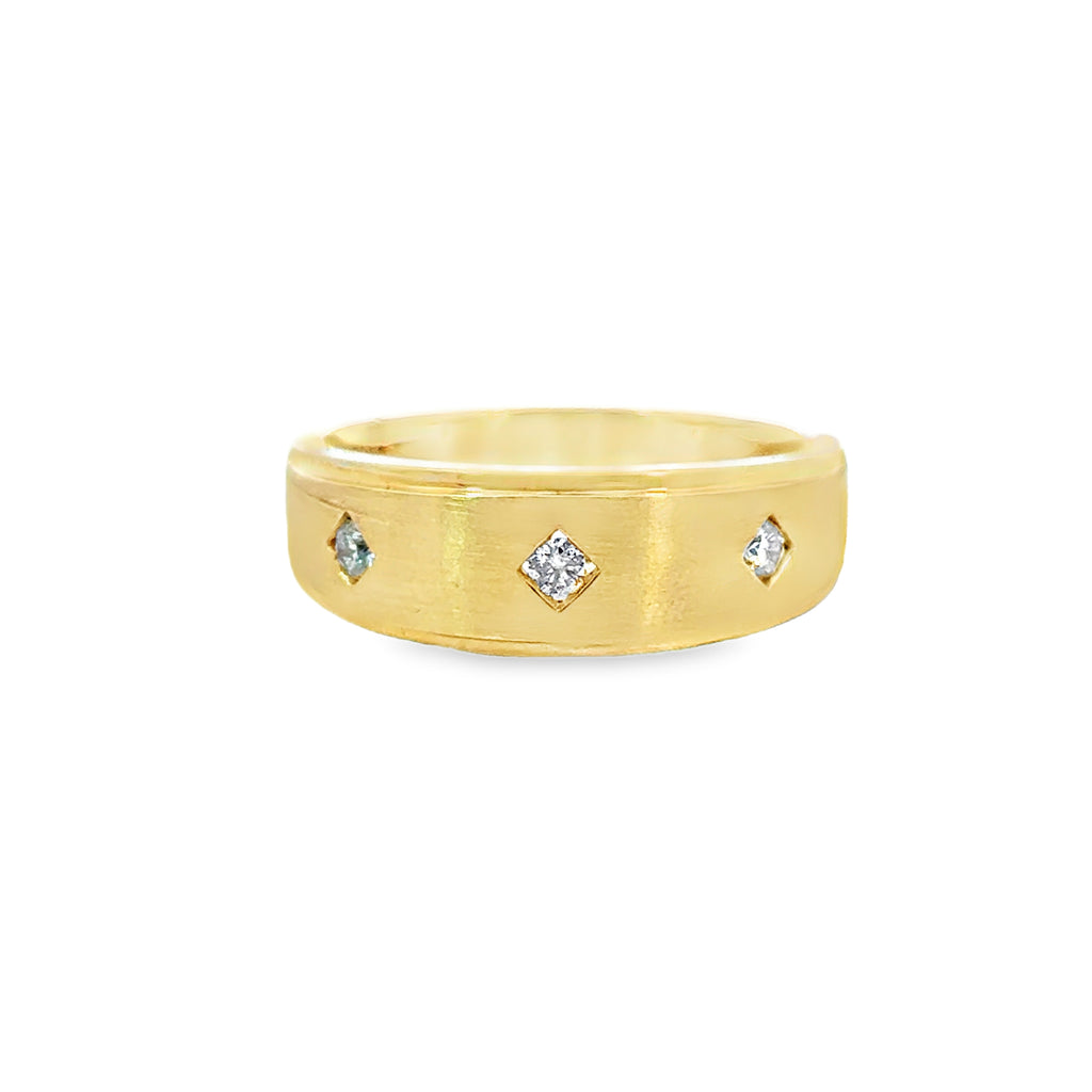 Diamond Wedding Bands - Men'