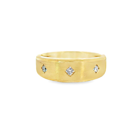 Diamond Wedding Bands - Men'