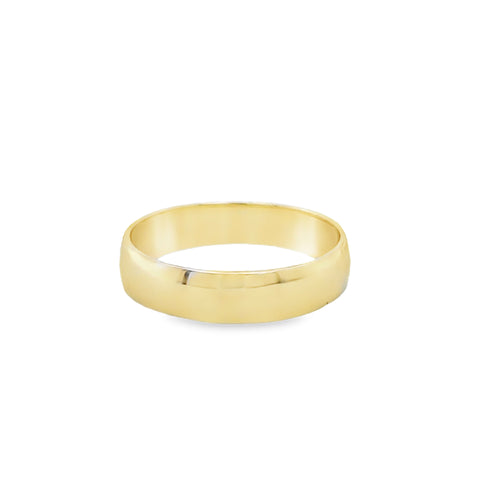 Precious Metal (No Stones) Wedding Bands  -  Men'