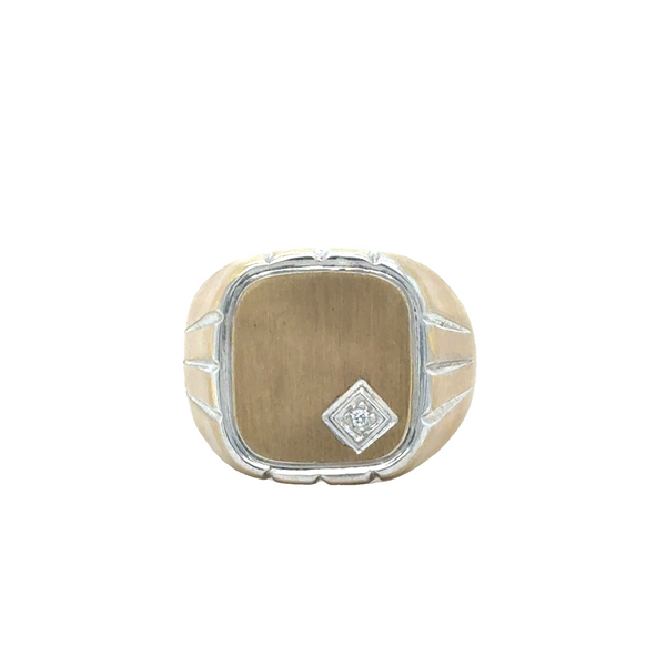 Precious Metal (No Stones) Fashion Rings - Men'