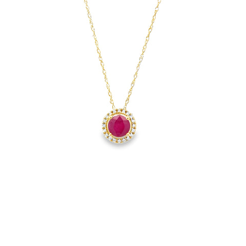 Colored Stone Pendant