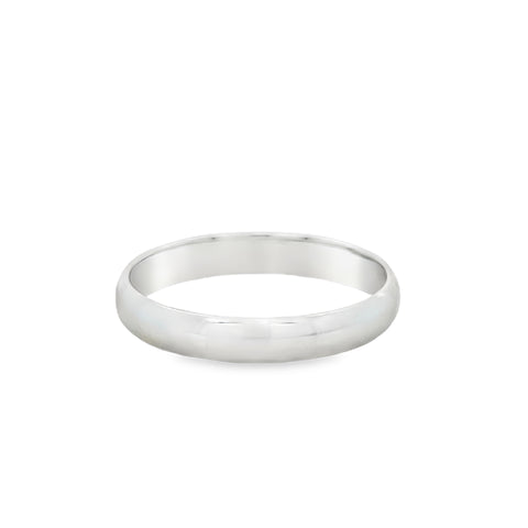 Precious Metal (No Stones) Wedding Bands  -  Men'