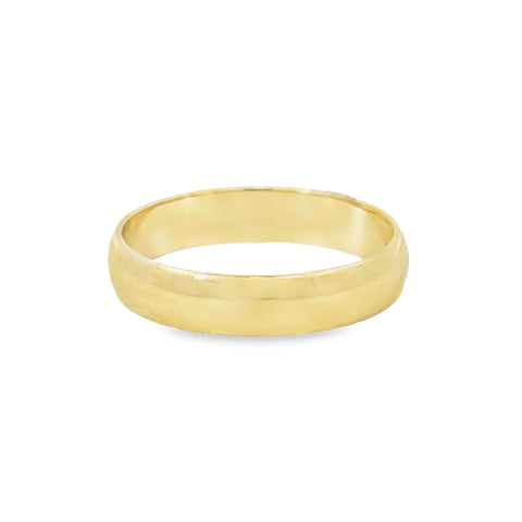 Precious Metal (No Stones) Wedding Bands  -  Men'