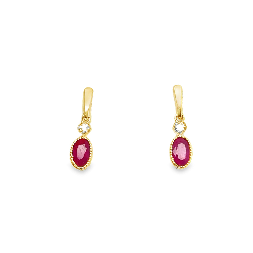 Colored Stone Earring