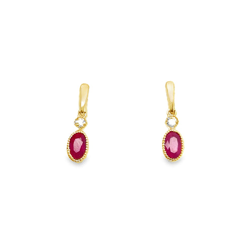 Colored Stone Earring
