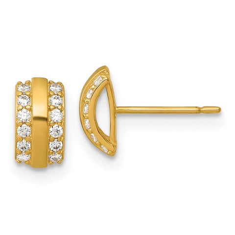 Precious Metal (No Stones) Earring