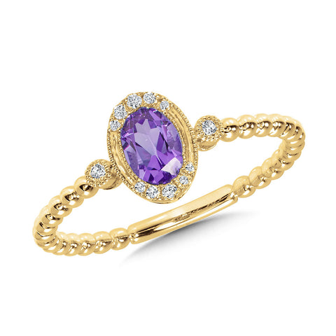 Colored Stone Rings  -  Women'