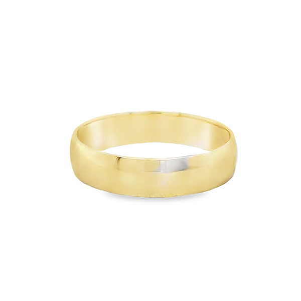 Precious Metal (No Stones) Wedding Bands  -  Men'