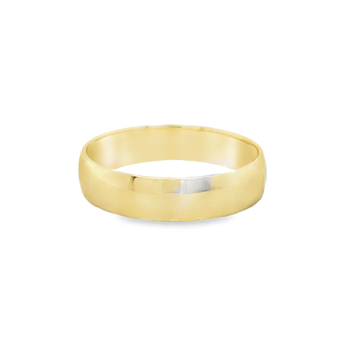 Precious Metal (No Stones) Wedding Bands  -  Men'