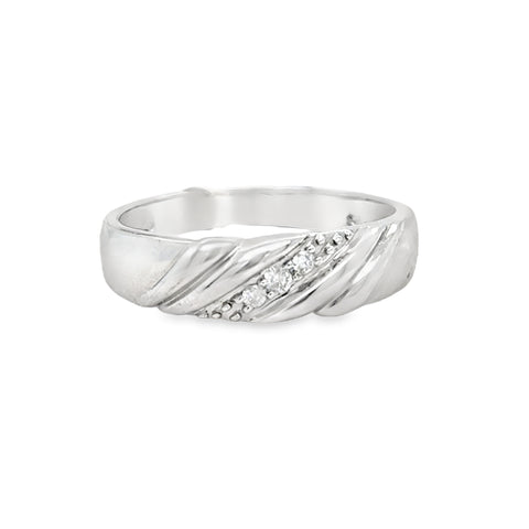 Diamond Wedding Bands - Men'