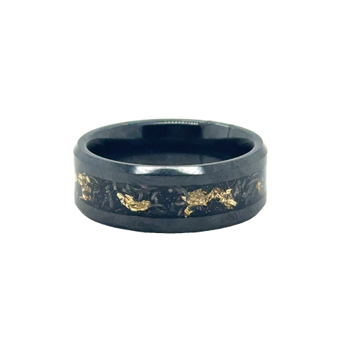Precious Metal (No Stones) Wedding Bands  -  Men'