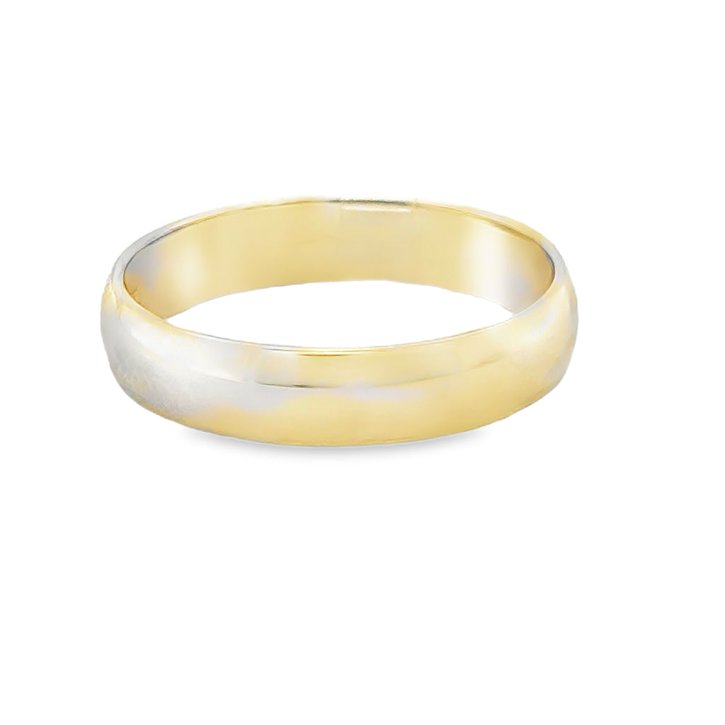 Precious Metal (No Stones) Wedding Bands  -  Men'