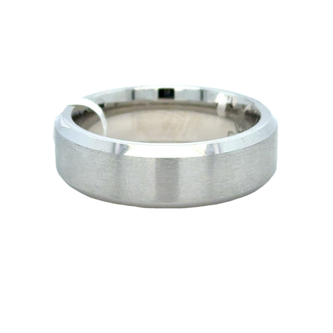 Precious Metal (No Stones) Wedding Bands  -  Men'